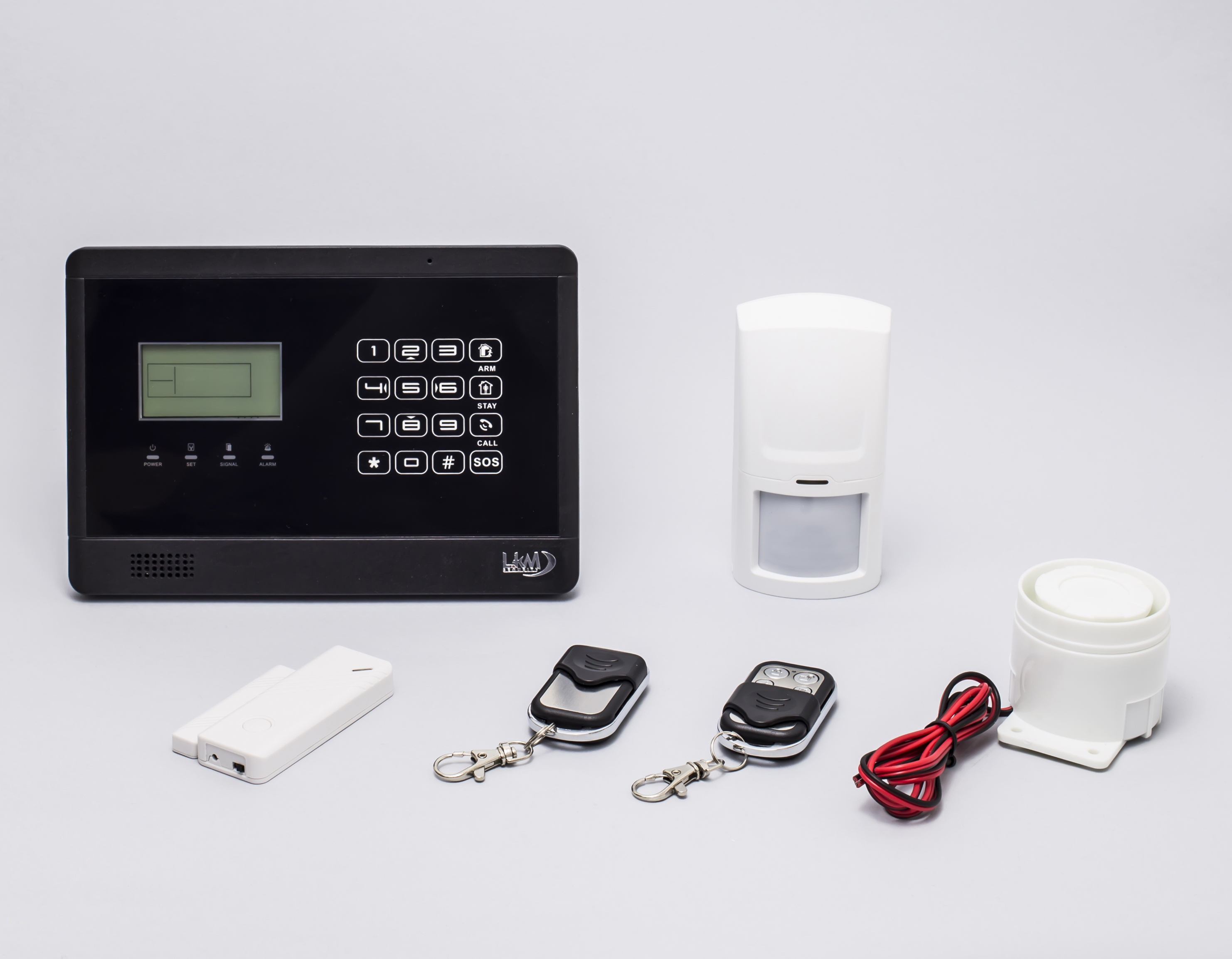 Allarme casa lkm security antifurto wireless senza fili. menù e ... Sistemi antifurto casa wireless