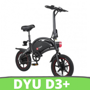 [FATTURA ITALIA] DYU D3 Plus. E-Power bike-Assistita bicicletta Elettrica 36V 10AH bici elettrica con 14 pollici pneumatici 250W 25Kmh Bonus Mobilità / Colore Nero
