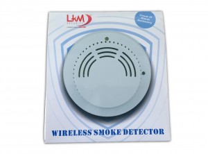 Sensore fumo wireless compatibile con Antifurto casa negozio LKM 