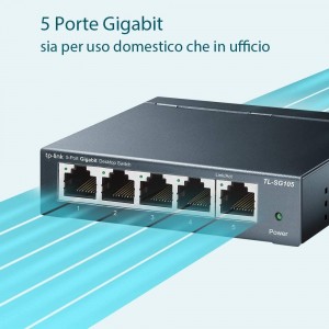 TP-Link TL-SG105 Switch 5 Porte