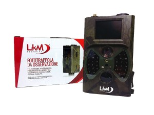 Telecamera Infrarossi Fototrappola GPRS GSM MMS 16MP LKM Security®  LKM-FTT01