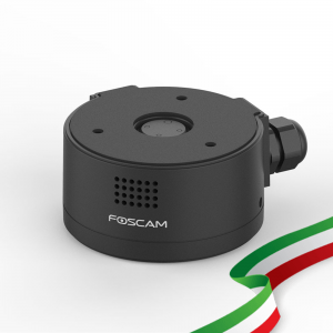 Supporto Telecamera con sistema audio integrato FABD4 Foscam box copricavi per D4Z colore Nero