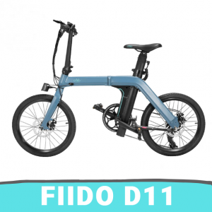 [FATTURA ITALIANA] FIIDO D11 Bicicletta Elettrica Pieghevole con 250W Motore velocità Massima 25KM/H E-Bike 11.6AH Batteria Pneumatici da 20 Pollici 3 modalità