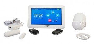 Allarme Casa con display 7 pollici LKM Security Antifurto Wifi gestibile da Smartphone colore Bianco