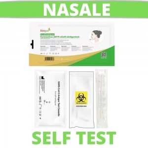 [TAMPONE NASALE SCADENZA NOVEMBRE 2023] HOTGEN kit test antigenico  tampone  nasale rapido  corona virus covid (2019-NCOV) certificato CE q 