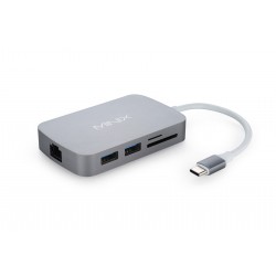 Adattatore USB-C con uscita HDMI e lettore Card Minix