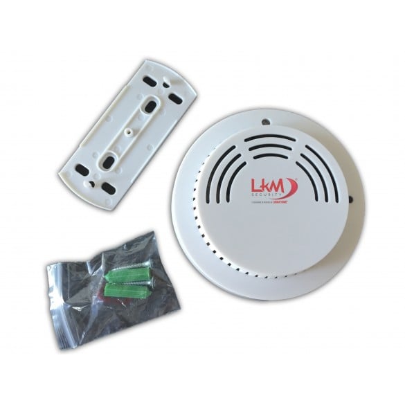 Sensore fumo wireless compatibile con Antifurto casa negozio LKM 