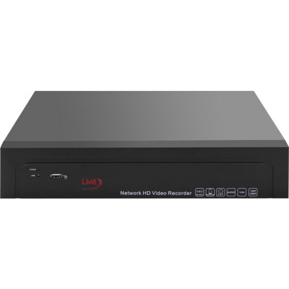 LKM® Registratore NVR 25 canali per telecamere ed impianti IP ad alta risoluzione - HD Foscam onvif compatibile