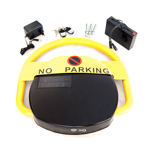 Dissuasori Parcheggio LKM Security con telecomando e pannello solare con batteria ricaricabile
