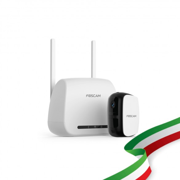 Telecamera a batteria Wireless Foscam E1 Full HD 1080P 2 Megapixel Batteria Lunga Durata Con Stazione Wireless