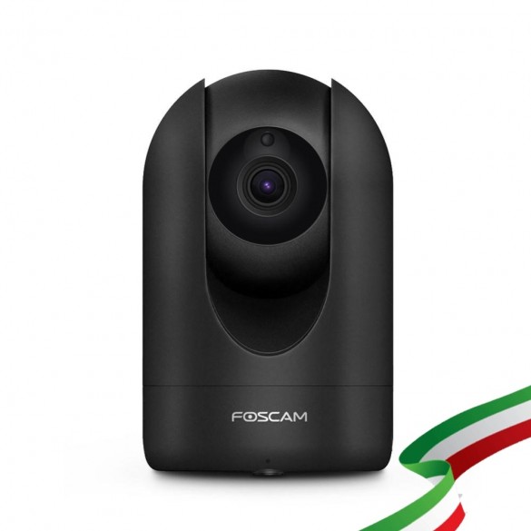 Foscam R4M Motorizzata 4 Megapixel Ultra HD H.264 Wireless 112° Diagonale Compatibile con Alexa