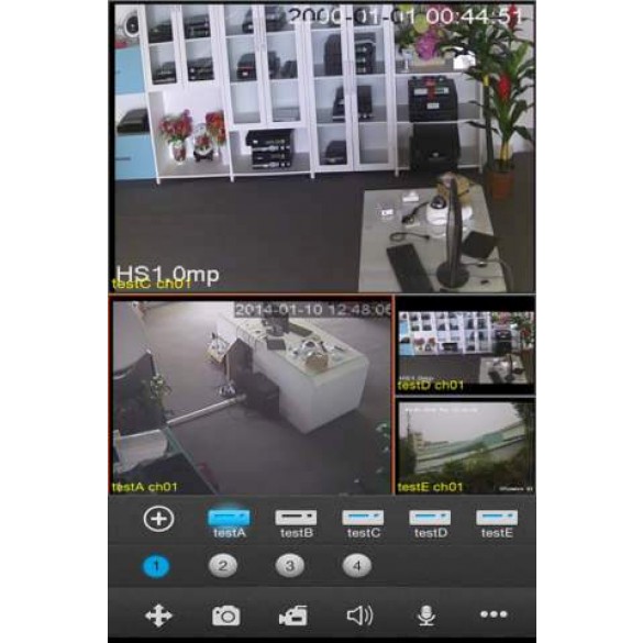 LKM® Registratore NVR 16 canali per telecamere ed impianti IP ad alta risoluzione colore nero - HD Foscam onvif compatibile