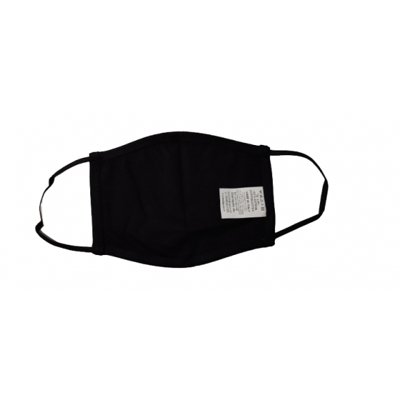 Mascherina in tessuto 100% cotone Krav Maga Taglia L XL NO DPI-NO DM Produzione Italiana Colore Nero 