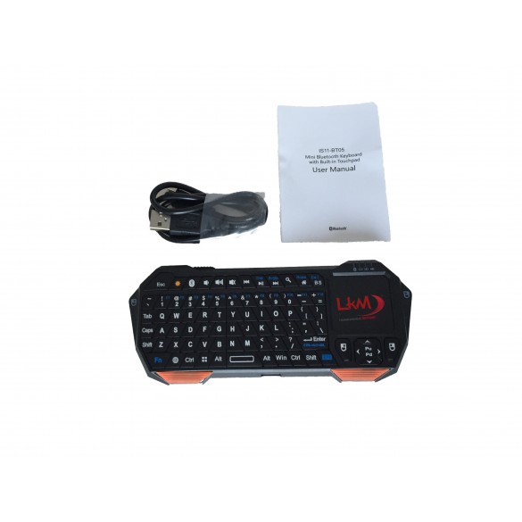 Mini tastiera bluetooth LKM Security®  con mouse touchpad 