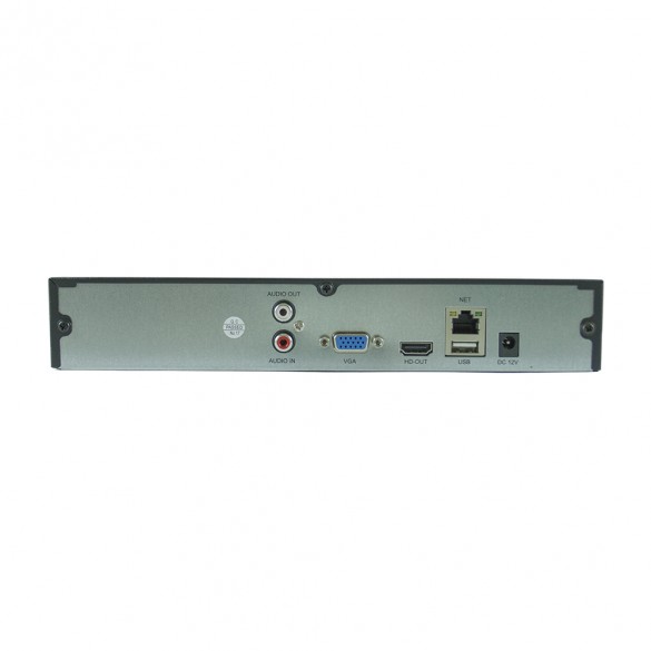 NVR 16 Canali LKM Security per Telecamere IP ad Alta Risoluzione compatibile con Onvif 2.4 Colore Nero
