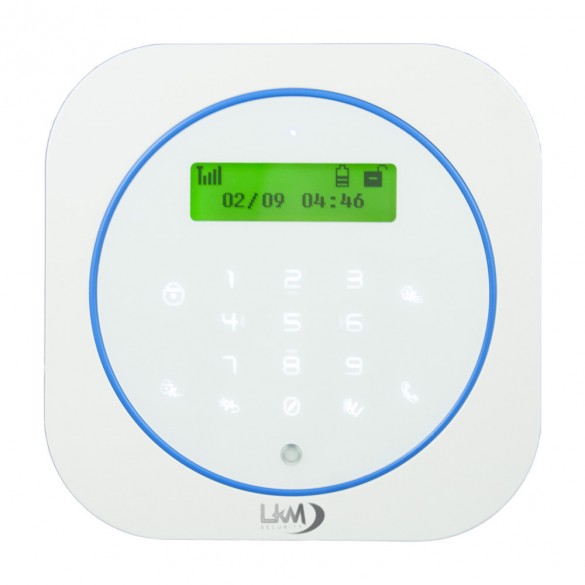 Antifurto Allarme Casa C5 LKM Security Kit Wireless Senza Fili Controllabile da Cellulare con App Gratuita. Menù in italiano e Manuale in Italiano