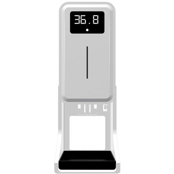 Dispenser automatico con termoscanner per igienizzante sanitario mani con termometro per la misurazione della temperatura con termoscanner Versione 2021
