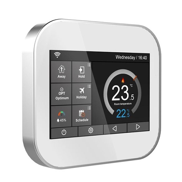 Termostato Wifi LKM-TRM02WH con Display LCD a Colori Touch Screen per Caldaia gestibile tramite APP