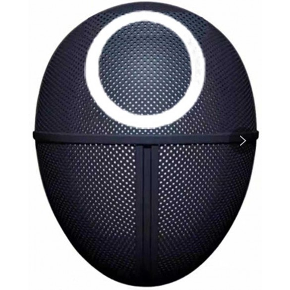 Squid Game Maschera Qualità Premium Simbolo Cerchio misura 25X18X9 Maschera Da Gioco Di Ruolo