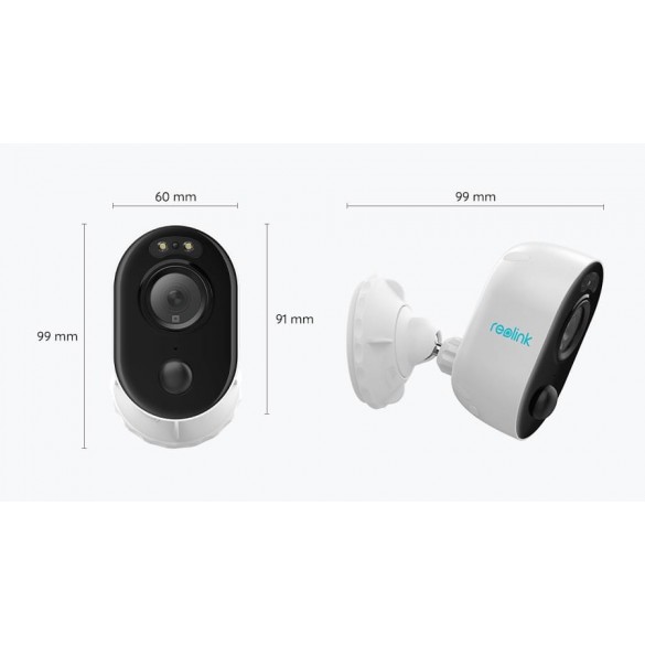 Telecamera da esterno SpotLight 1080P Wifi con faretto LED incorporato Reolink Lumus con audio integrato