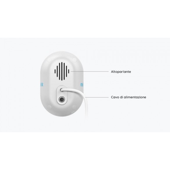 Telecamera da esterno SpotLight 1080P Wifi con faretto LED incorporato Reolink Lumus con audio integrato