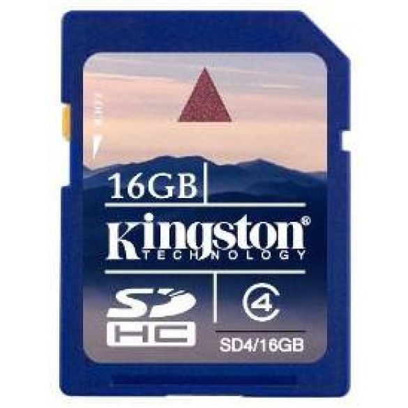 Kingston SDHC Class 4 Secure Digital (SDHC) Scheda di memoria SD 16 GB 