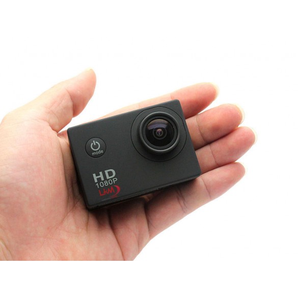 [NERO] ActionCam HD LKM 1080P  Impermeabile con Slot MicroSD e Micro USB per riprese sportive e professionali