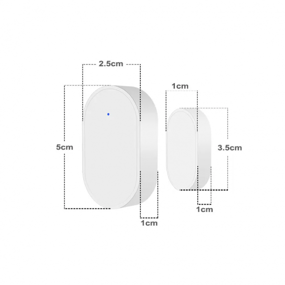 Sensore Wireless porta/finestra ideale per H501, colore bianco