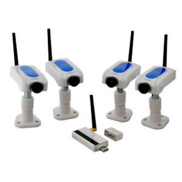 Kit Telecamera wireless Analogica WD213DE4 da interno