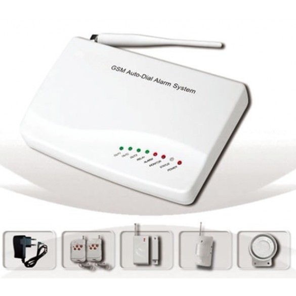 Antifurto GSM wireless adatto per allarme casa ufficio senza fili controllabile  da cellulare 