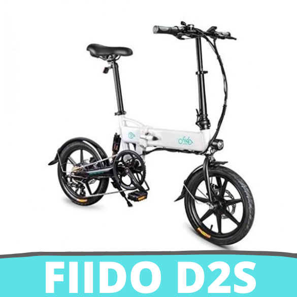 [FATTURA ITALIANA / BONUS] FIIDO D2S Bicicletta Elettrica Pieghevole con 250W Motore velocità Massima 25KM/H E-Bike Bianco7.8Ah