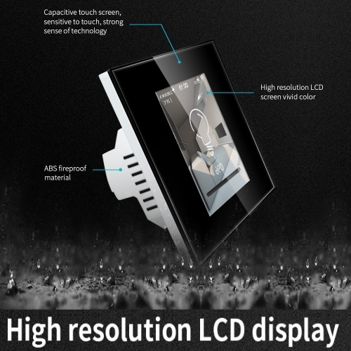Termostato Wifi LKM-TRM02WH con Display LCD a Colori Touch Screen