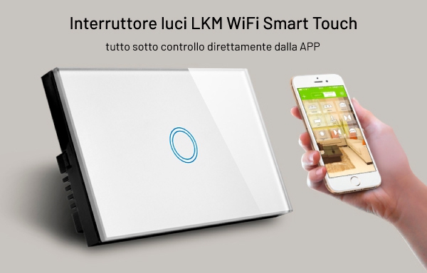 interruttore luci Smart Home WiFi - intro