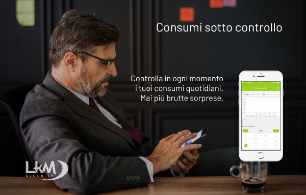 interruttore luci Smart Home Wifi - controllo consumi