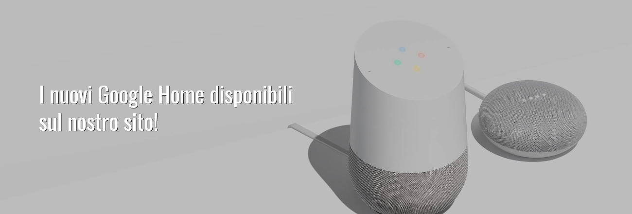 I nuovi Google Home disponibili sul nostro sito!