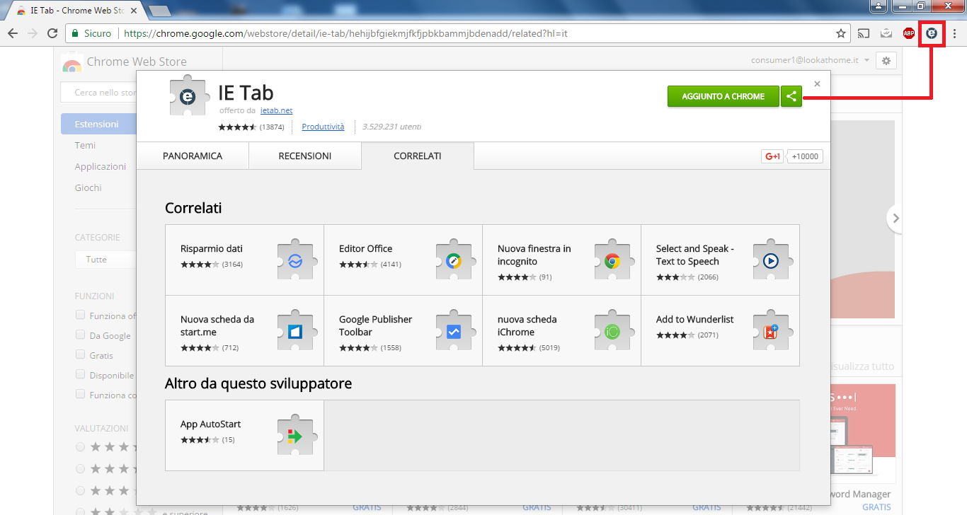 IE Tab plugin Foscam telecamere di videosorveglianza FULL HD sicurezza