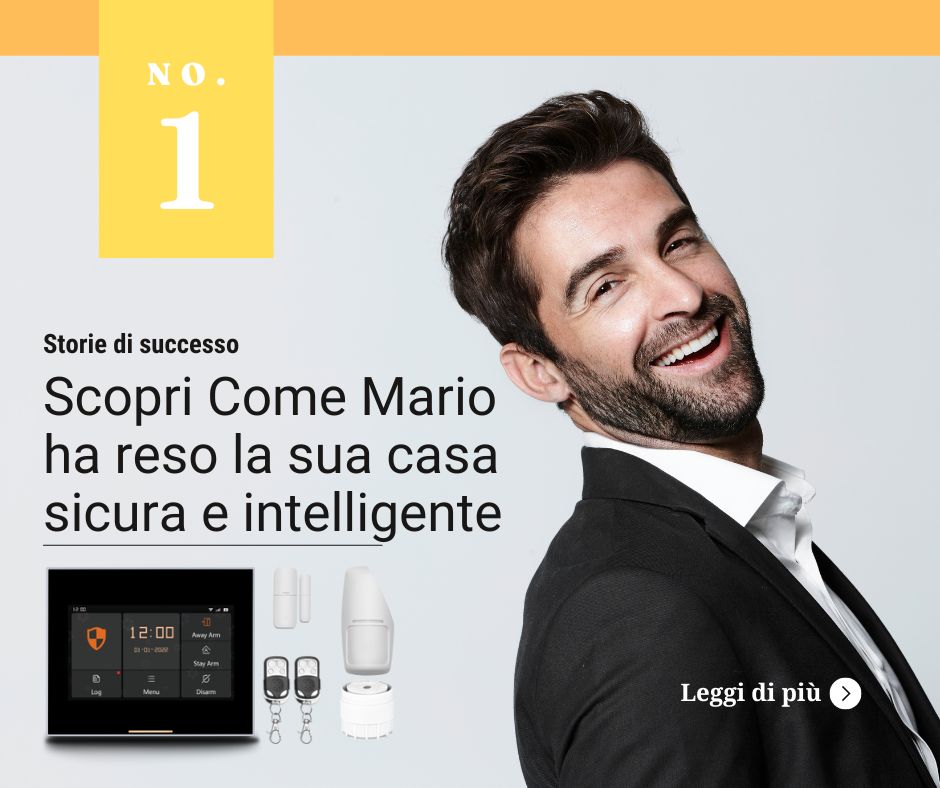 Storia di Successo: Come Mario ha reso la sua casa più intelligente e sicura con Lookathome